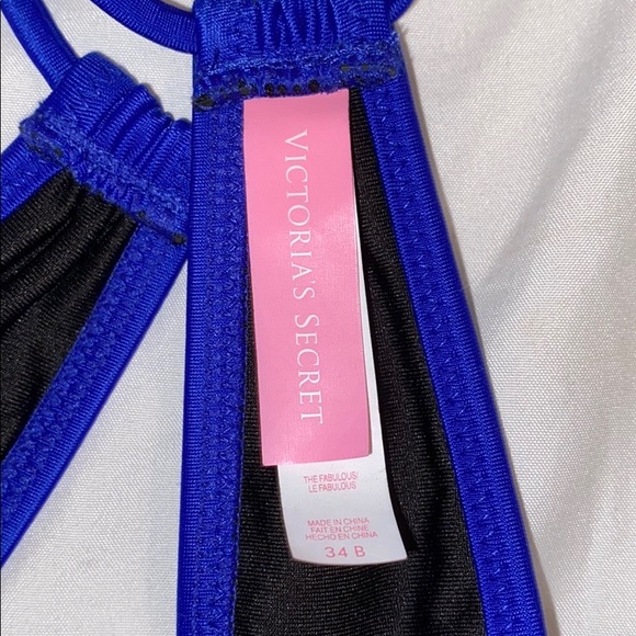 COPY - Victoria Secret royal blue 34B cupped bikini top - Picture 5 of 5